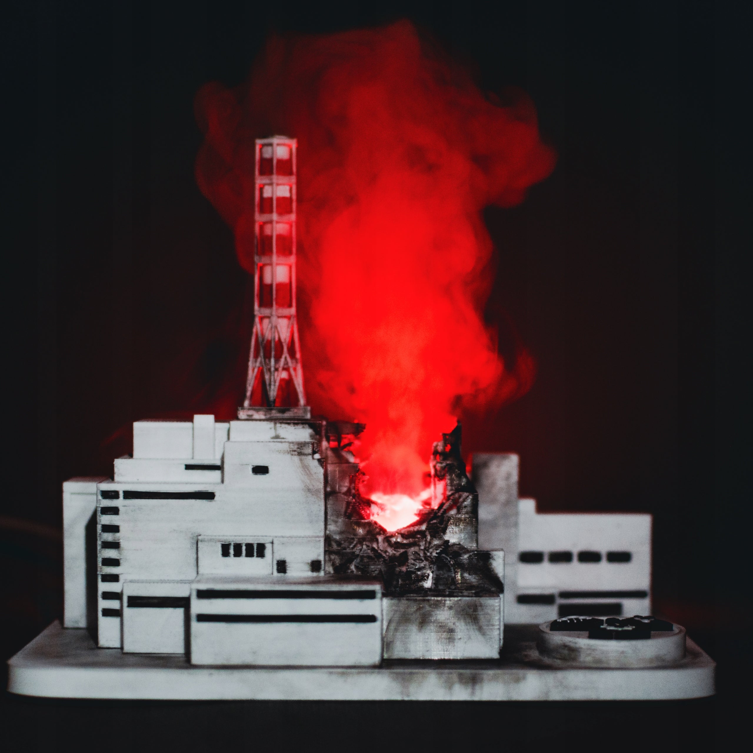 Chernobyl Reactor 4 – Collectible Model 3D + Smoke + LED Backlight Brand no brand