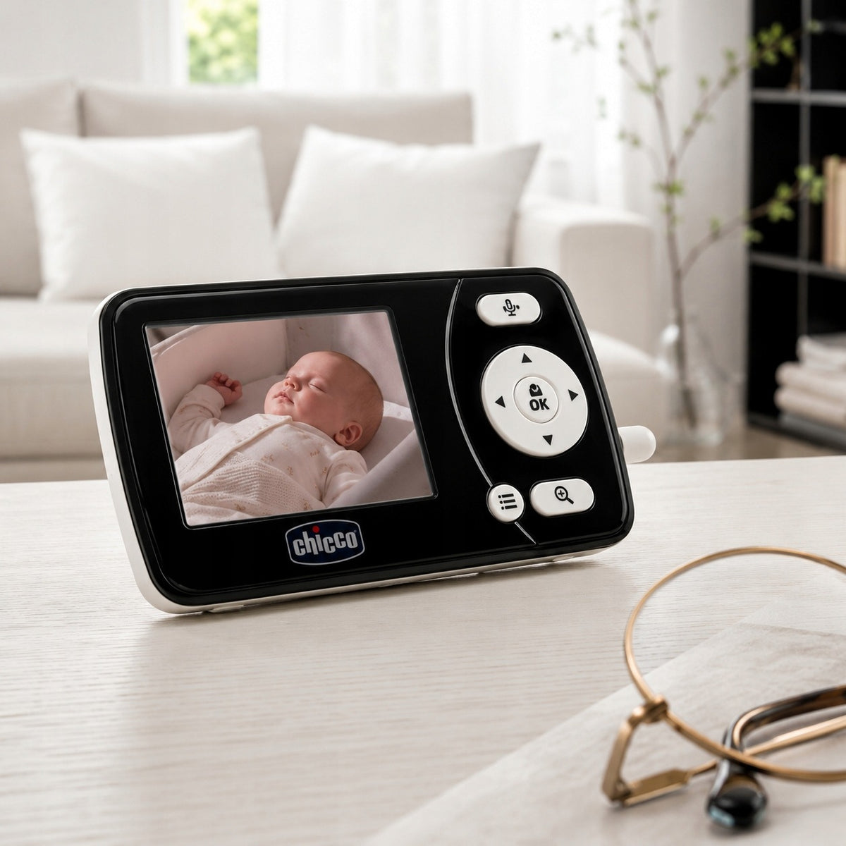 Chicco Deluxe baby monitor 4,3" LCD camera night mode Manufacturer code 00010158000000