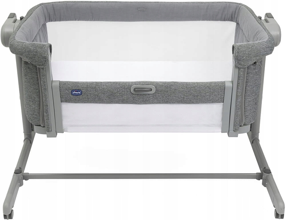 Chicco Next 2 Me Magic Evo - 2in1 Baby Cot | Dark Grey Color gray