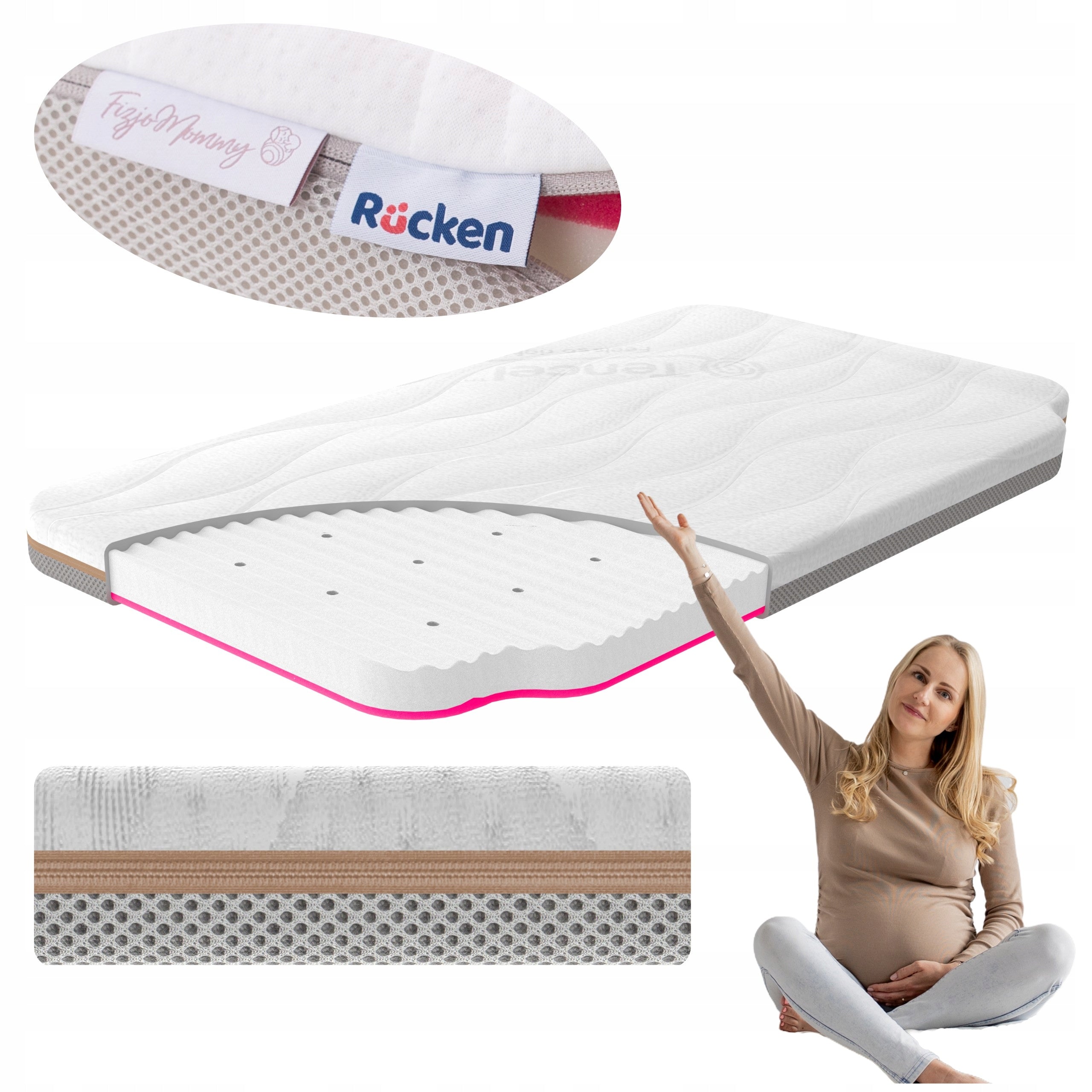 Chicco Next2Me Forever 108x58 FizjoMommy Foam Mattress for Bed