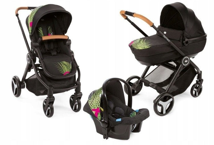 Chicco Trio Best Friend Jungle Comfort 3in1 Jungle Deep Stroller Brand Chicco