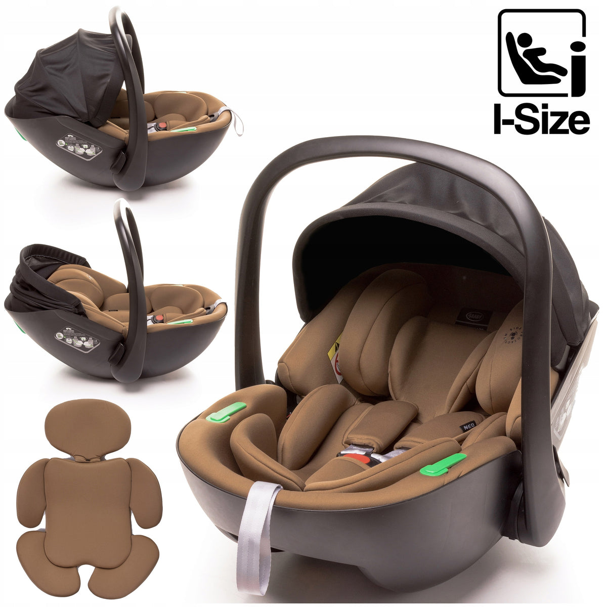 Child Car Seat 4Baby NEO I-SIZE 40-87cm CARRIER 0-13kg RWF