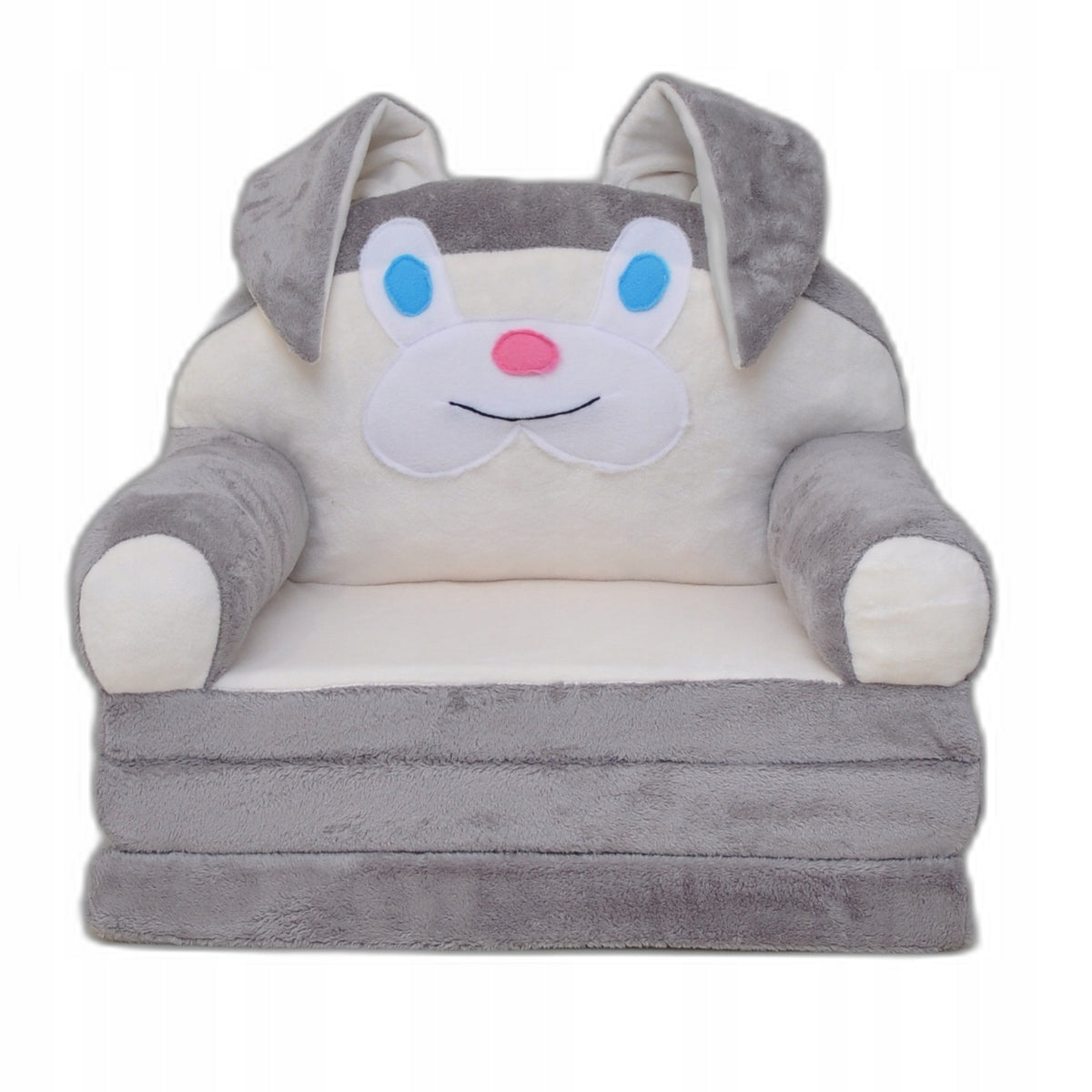 Child Seat Hare Reclining Armchair Plush Rabbit Pouf
