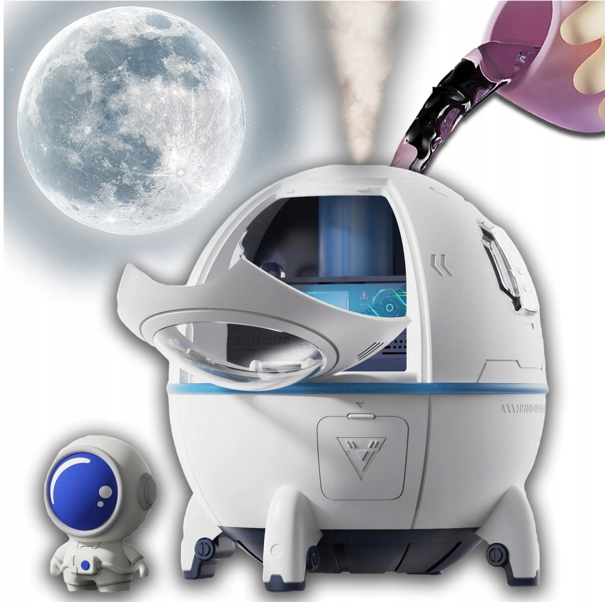 Children's Air Humidifier with Lights and REMOVABLE HUMAN