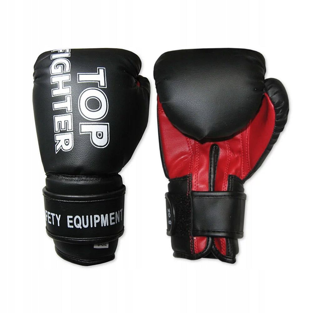 Children's Boxing Training Gloves Junior Black 6 oz