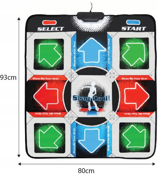 Children's Dance Mat for Music Dance on TV PC Laptop StepmaniaPL Brand Stator