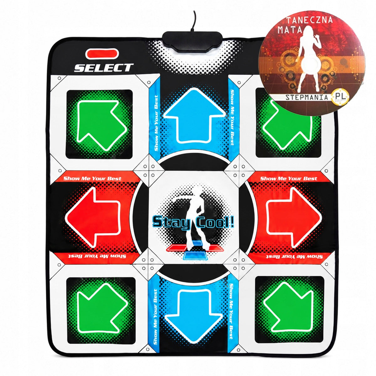 Children's Dance Mat for Music Dance on TV PC Laptop StepmaniaPL Packaging status original
