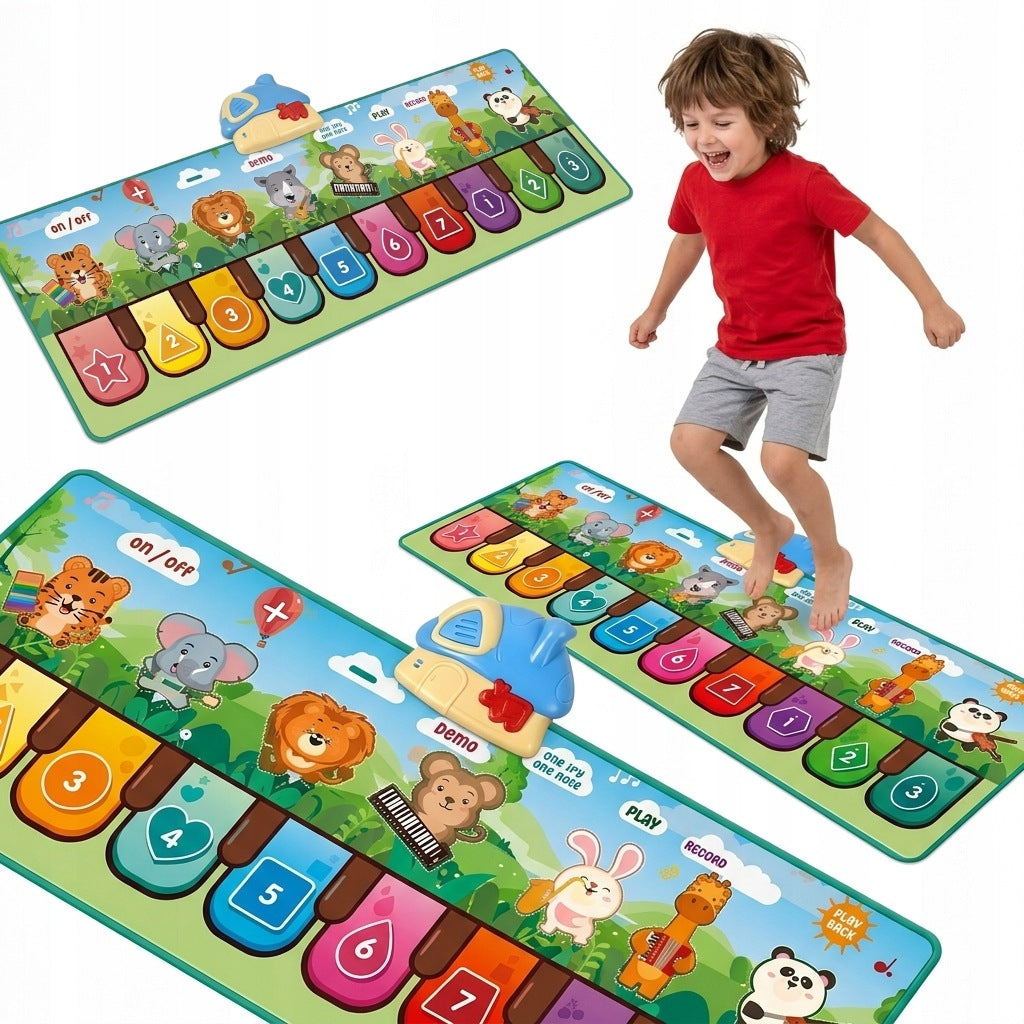 Children's Dance Music Mat Children's Theme Animals 110 Cm