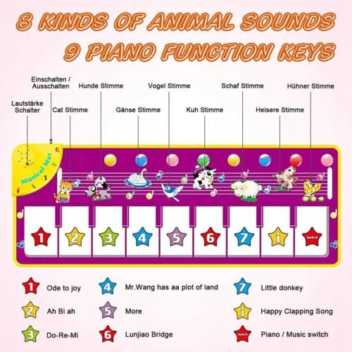 Children's Dance Music Mat Piano Wearxi Brand no brand