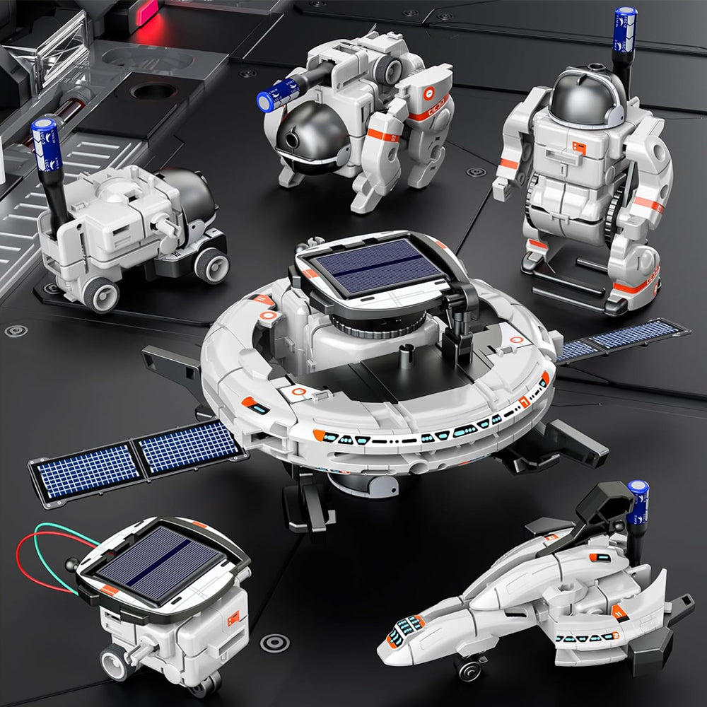 Children's Day Gift Robot Solar Toy Creative Developing Packaging status original