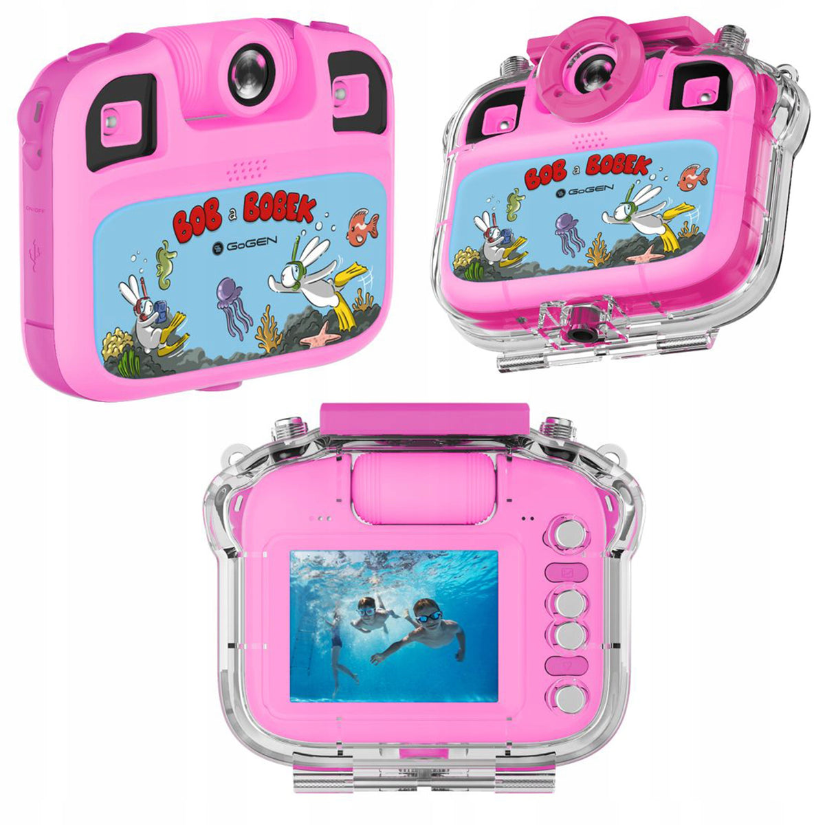 Children's Digital Camera For Sea Lake Swimming Pool Waterproof GoGEN Roses