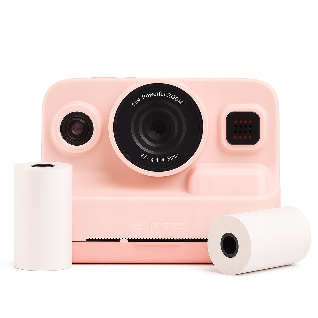 Children's Digital Camera INSTANT with Printer + CARTRIDGES Packaging status original