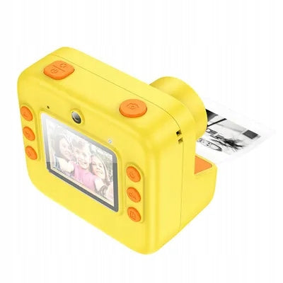 Children's Digital Camera Instant Printer Hoco 1MP HD DV200 Yellow Manufacturer code 292863