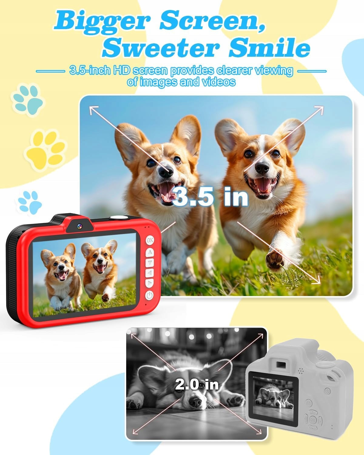 Children's Digital Camera Uleway H90 HD 3,5 Inch Display Game Card Brand no brand