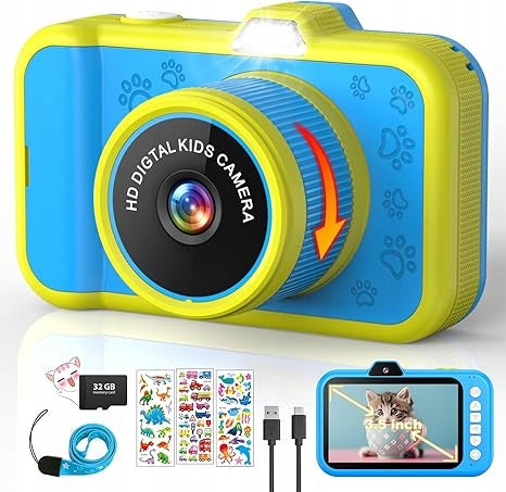 Children's Digital Camera Uleway H90 HD 3,5 Inch Display Game Card