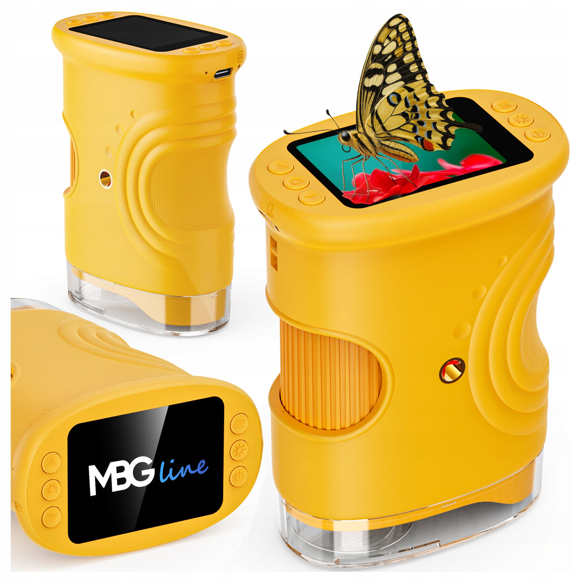 Children's Digital Microscope for Children Educational Magnification 1000x Set