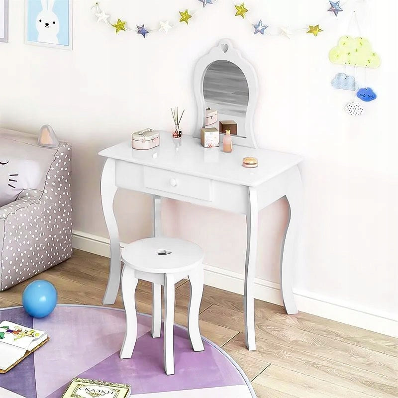 Children's Dressing Table Large With Mirror For Girls Manufacturer code TopOkazje_24 ZB-TD-02