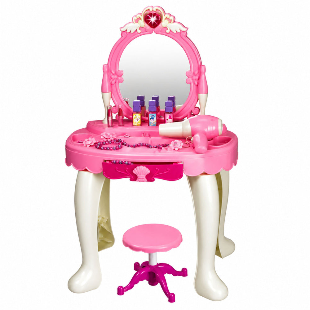 Children's Dressing Table with Chair Light Dryer Accessories Sounds Pink Manufacturer code 5907990201484