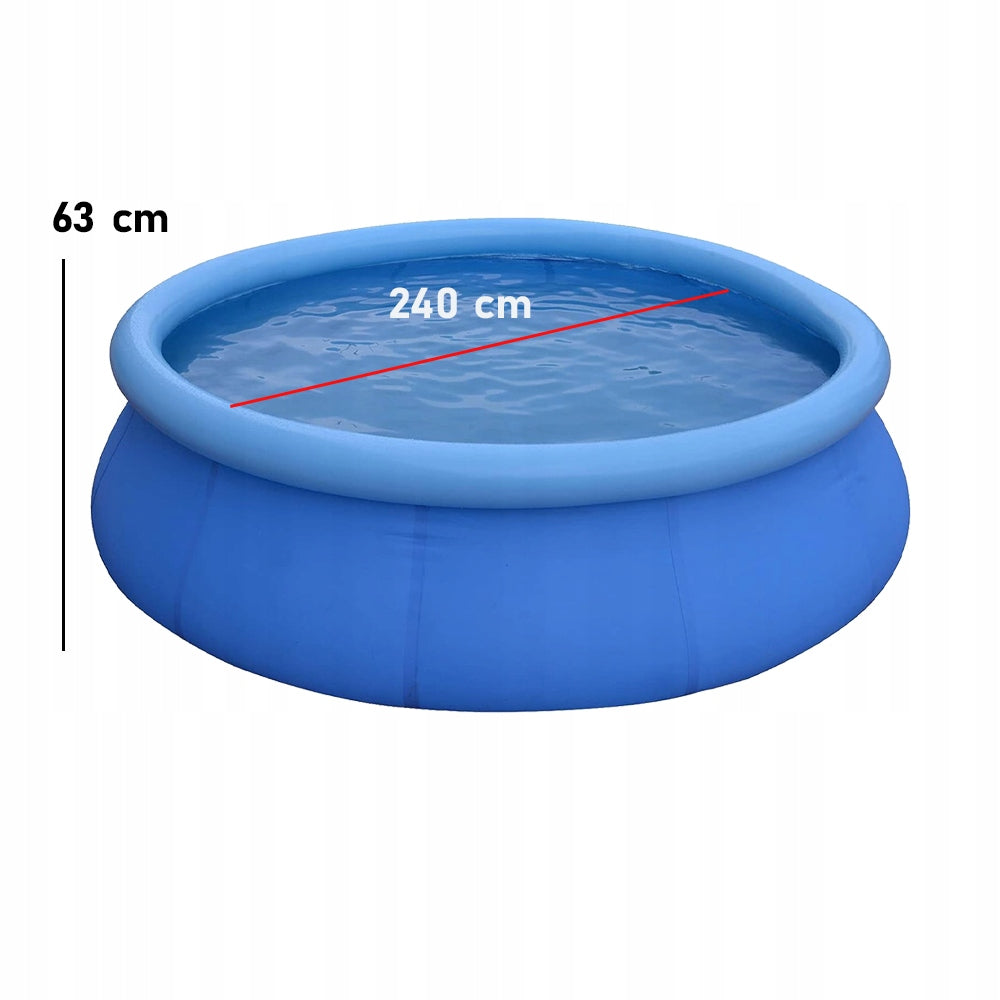 Children's Garden Pool Family Expansion With Flange 240x63 CM Strong Product width 240 cm