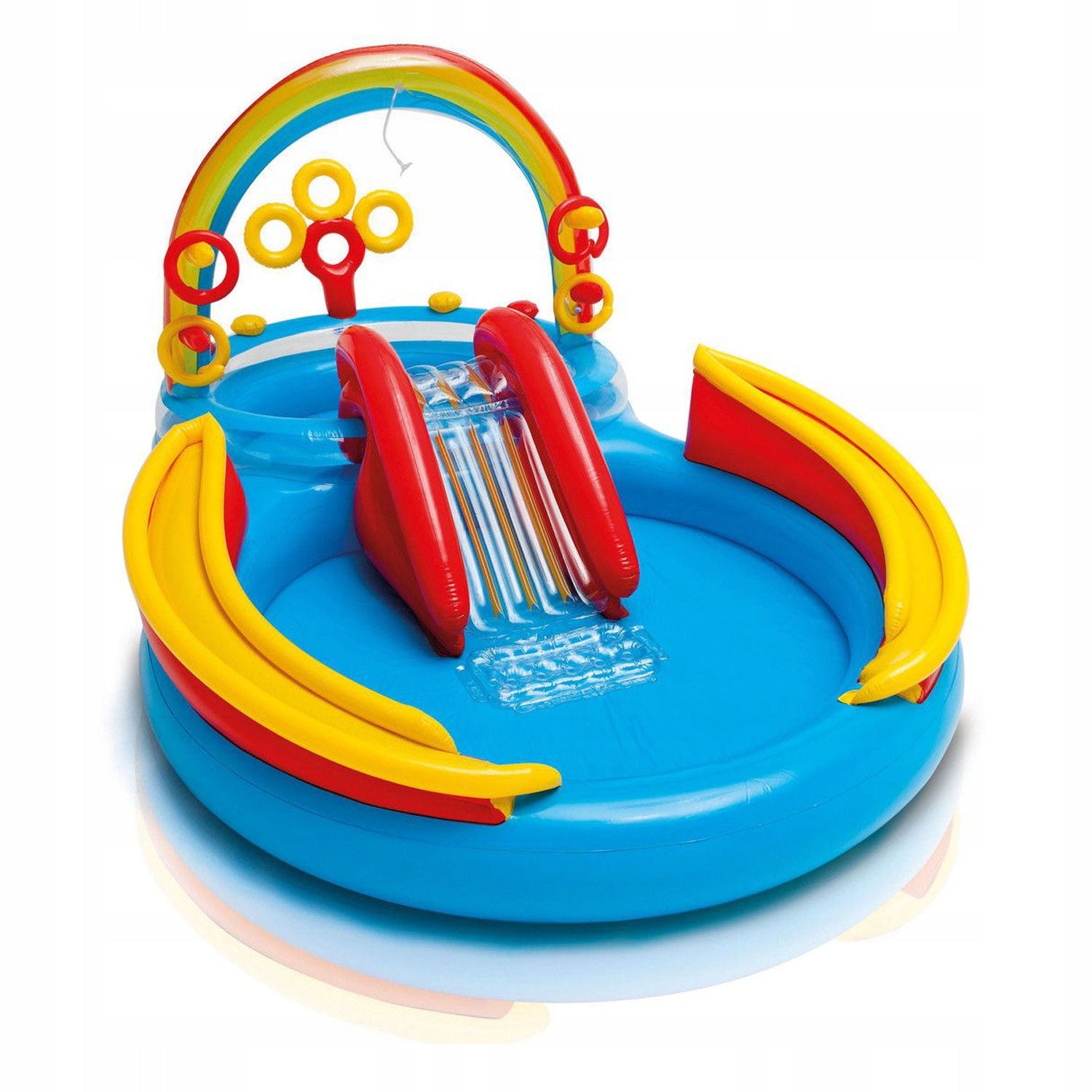 Children's Inflatable Swimming Pool With Slide Water Playground Children's Pool