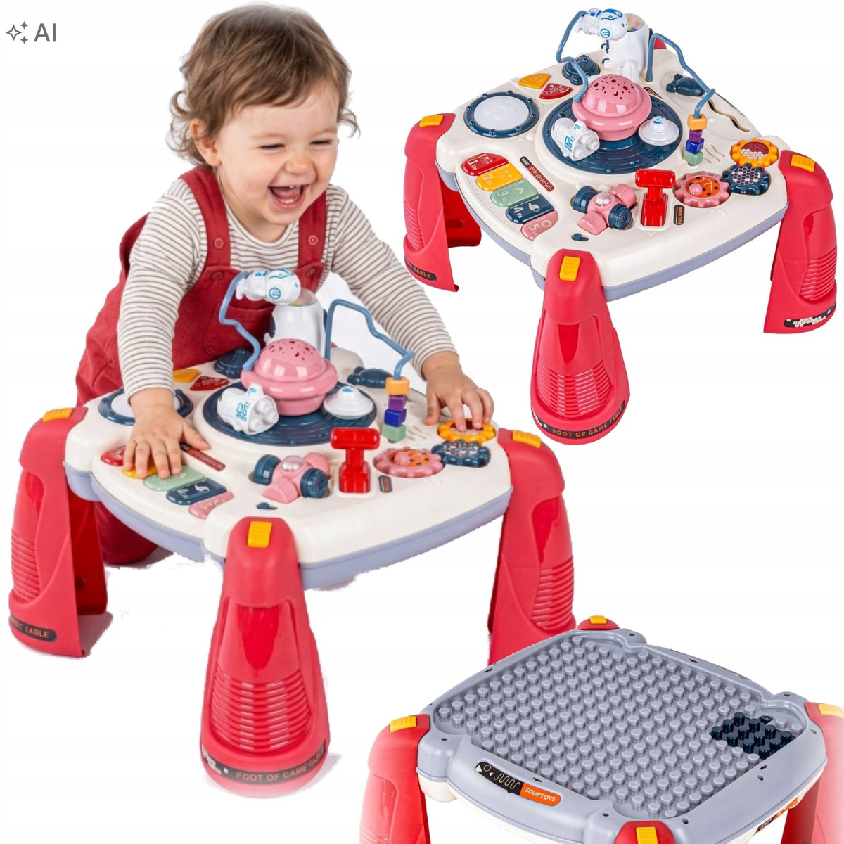 Children's Interactive Educational Table 2in1 Panel Space Projector 18mc