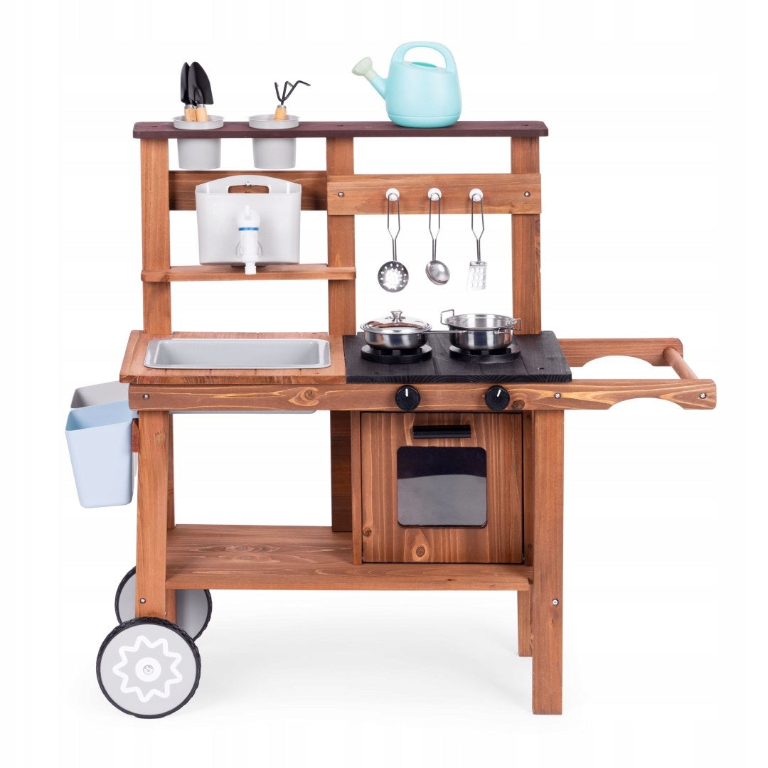 Children's Mud Kitchen Fir Wood Water Tank Faucet Accessories 10 Packaging status original