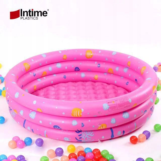 Children's Pool Paddling Pad Soft Bottom Dry Pool Intime 80cm Rozowy Manufacturer code brak