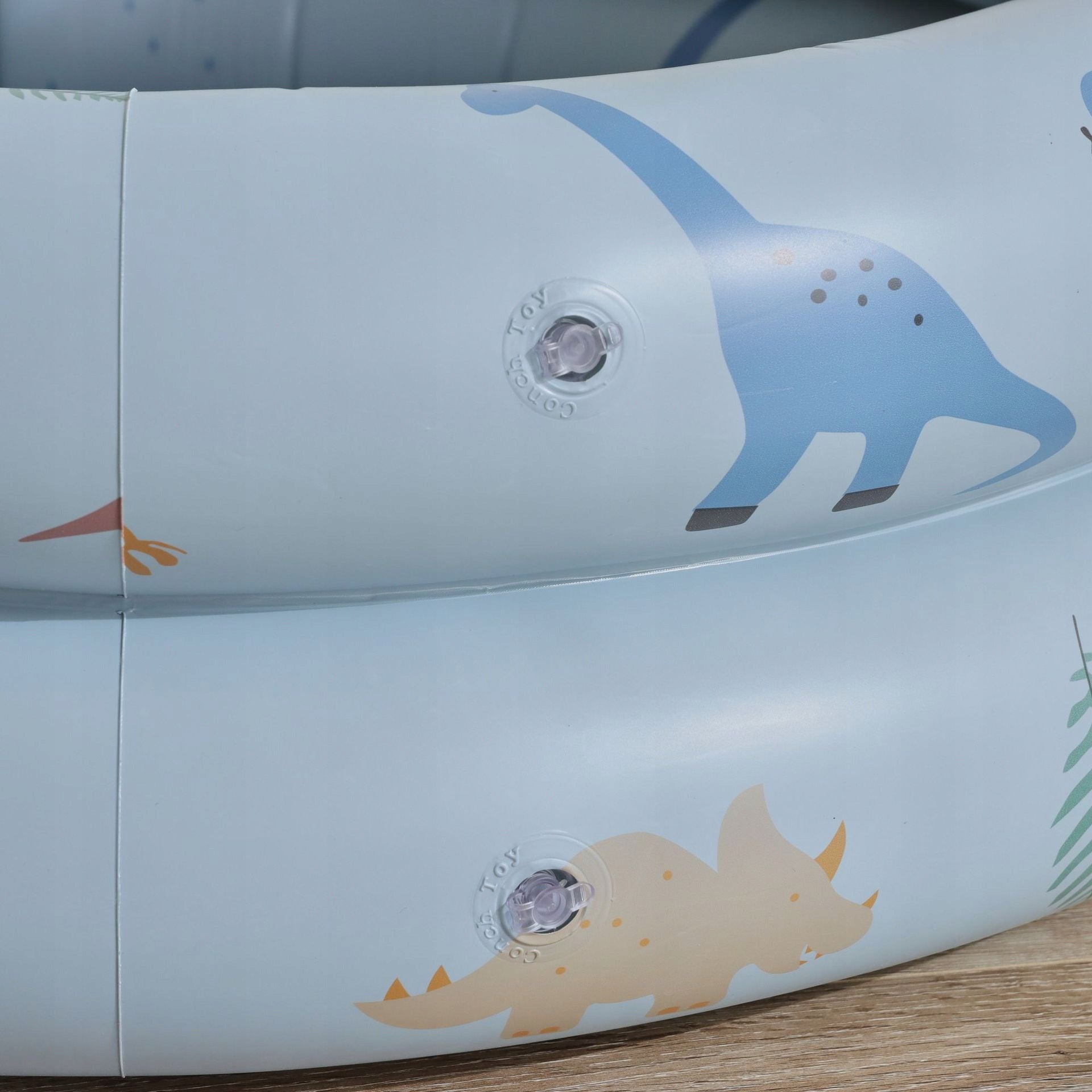 Children's Pool Pumped Garden Beach Paddling Pool Dinosaurs Blue 120 cm XXL Manufacturer code NunuKids