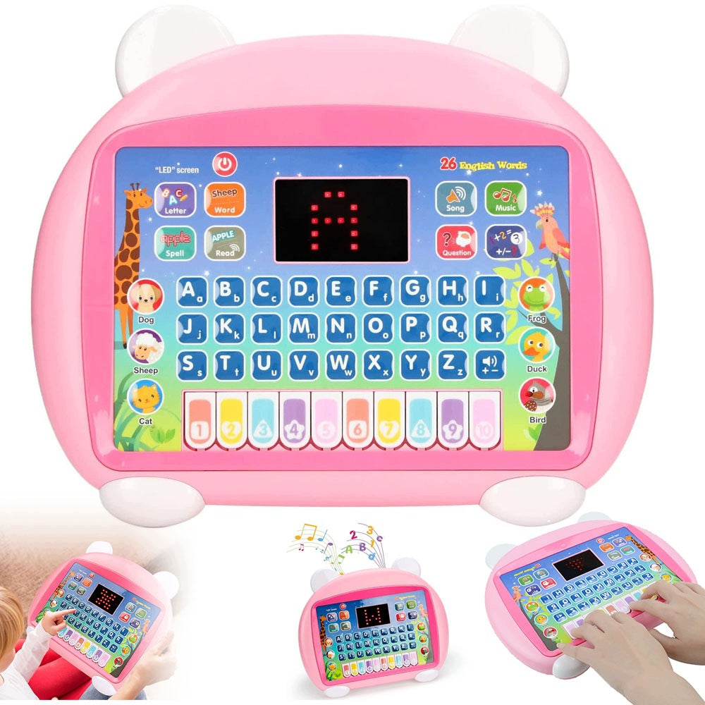 Children's Talking Tablet Educational 8 Modes Letters Numbers Music Gift