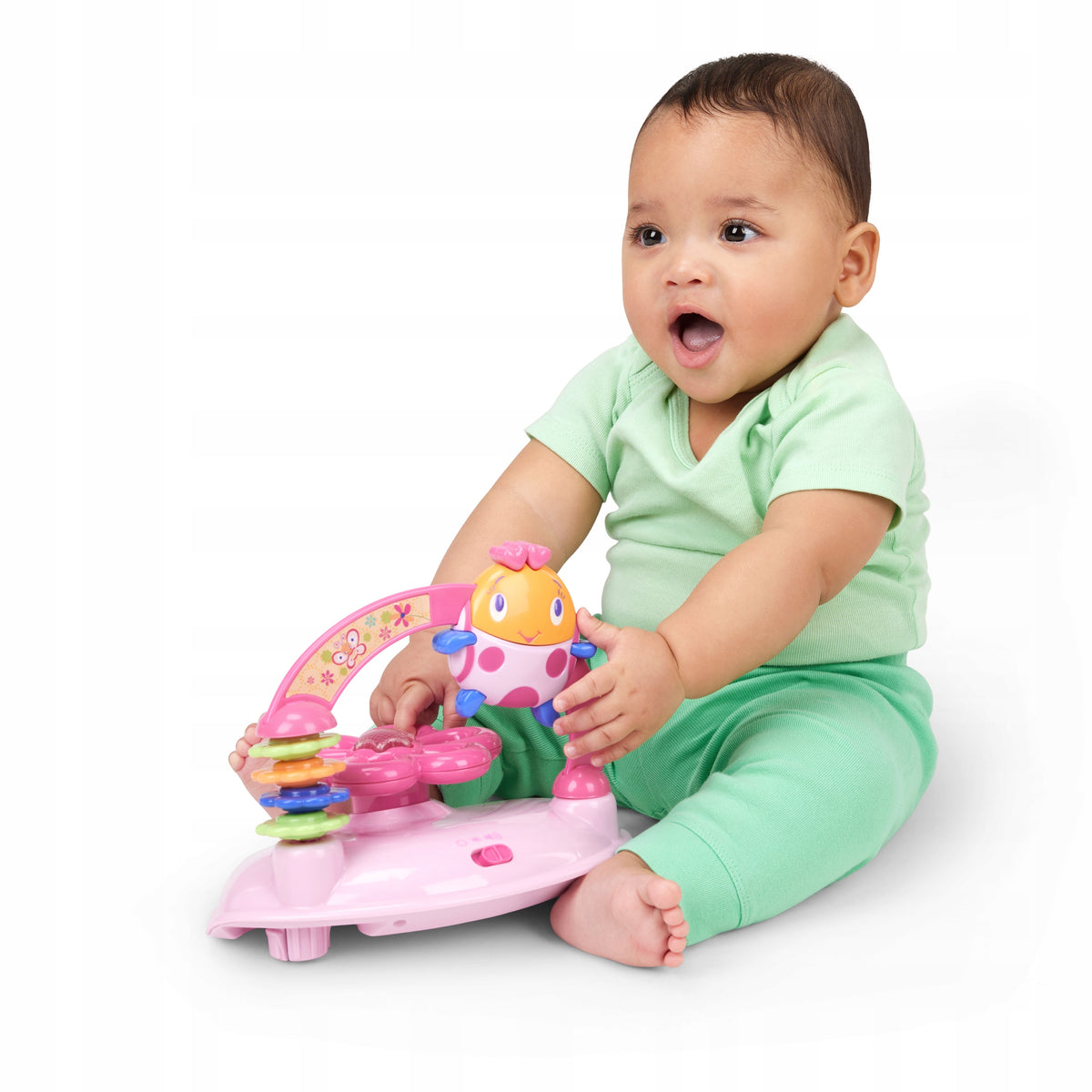 Children's Walker with Height Adjustment Pink Bright Starts Brand Bright Starts