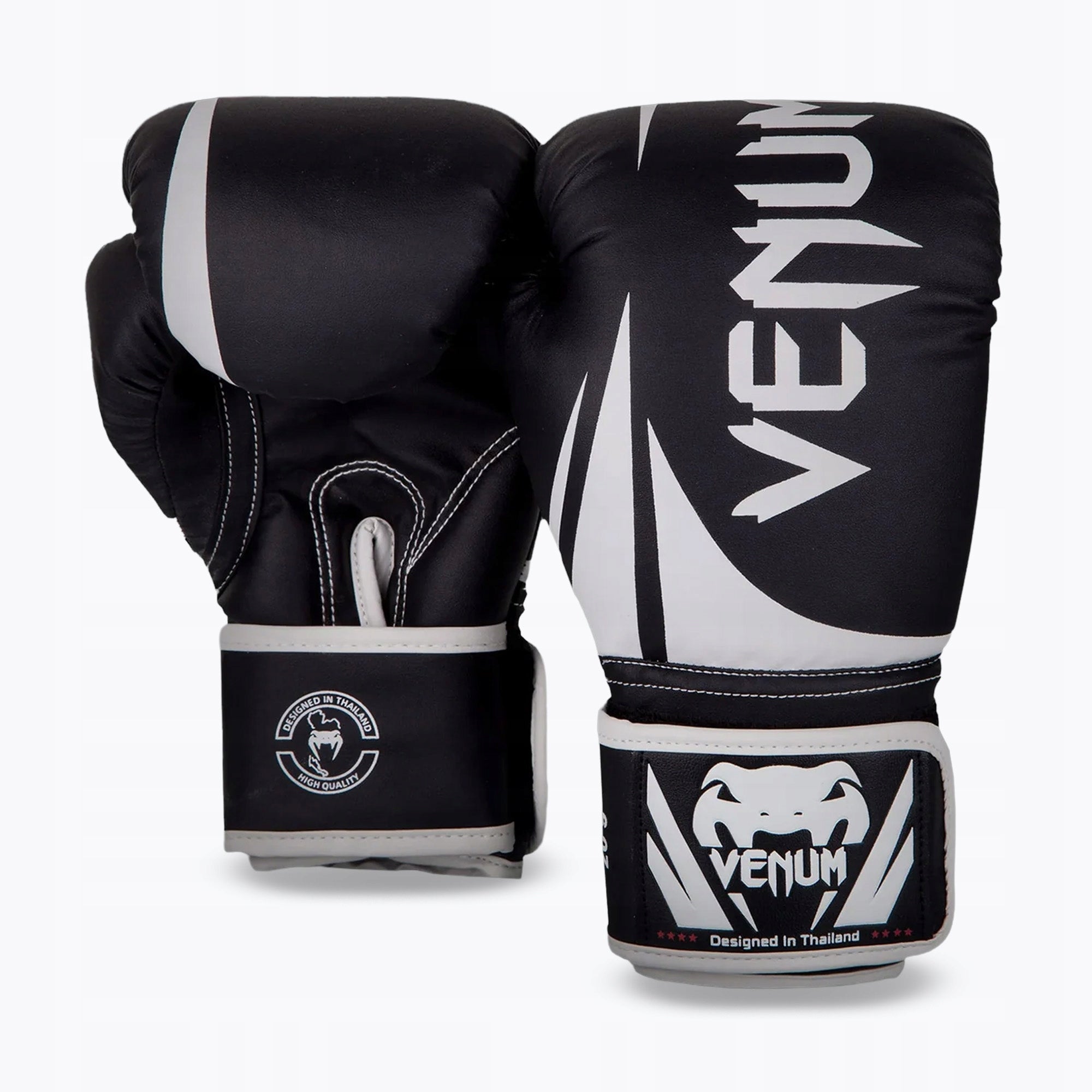 Children's boxing gloves Venum Challenger 2.0 Kids black/white 4 oz