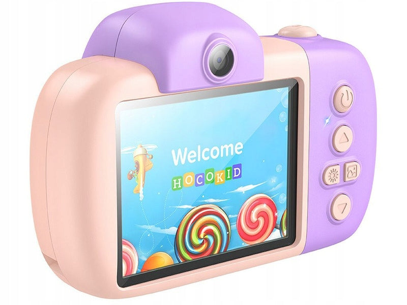 Children's camera HOCO DV201 32 Mpix Full HD Pink