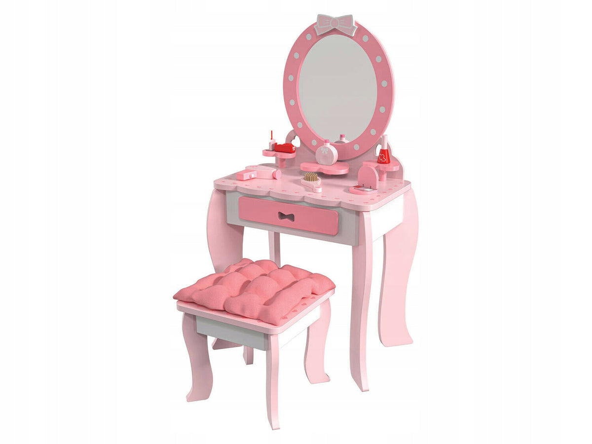Children's dressing table wooden large mirror stool accessories XXL Make-up Brand Play tive junior