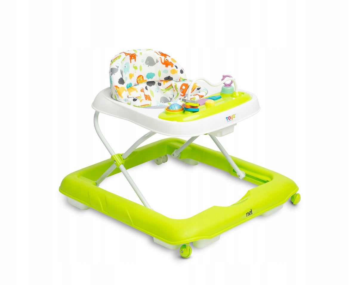 Children's educational walker with desktop pusher Nel green Toyz Brand Toyz