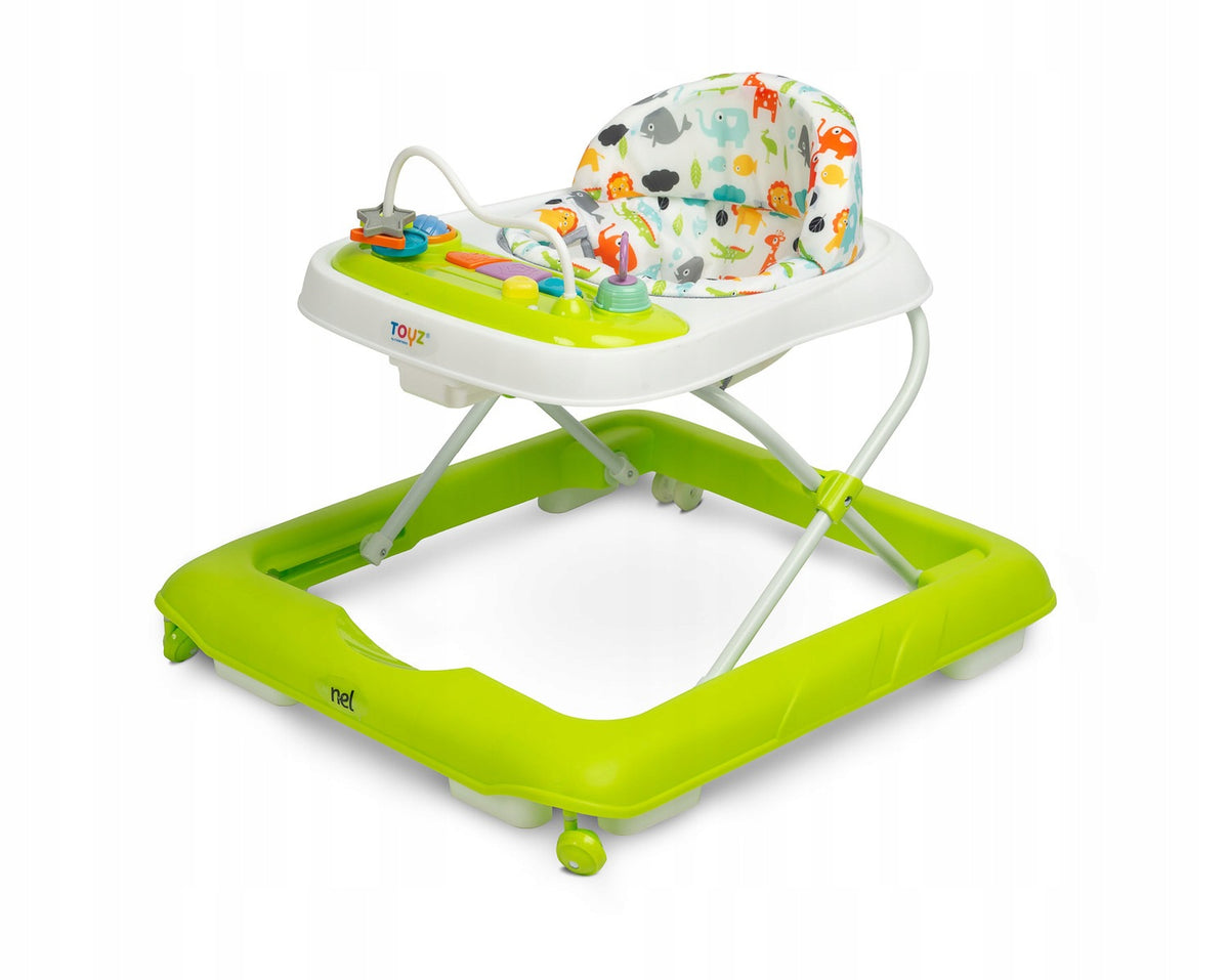 Children's educational walker with desktop pusher Nel green Toyz