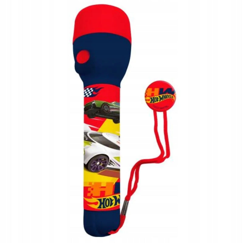 Children's flashlight / LED / HotWheels / 16 cm / License Brand Kids Euroswan