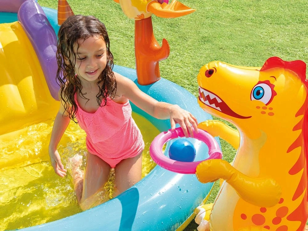 Children's inflatable pool with slide DINO playground Children's pool Product weight with unit packaging 7.9 kg