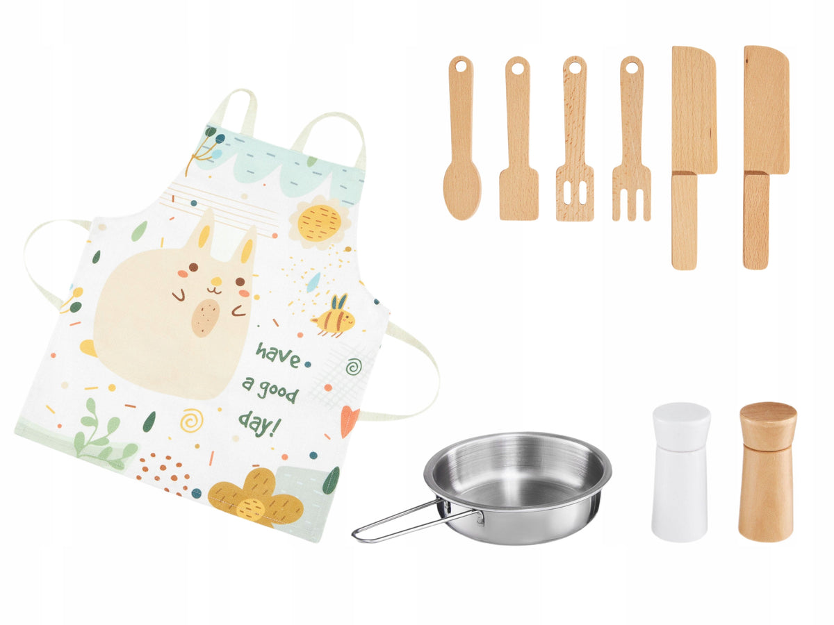Children's kitchen Mamabrum pink wooden with accessories Manufacturer code WOODEN KITCHEN 291