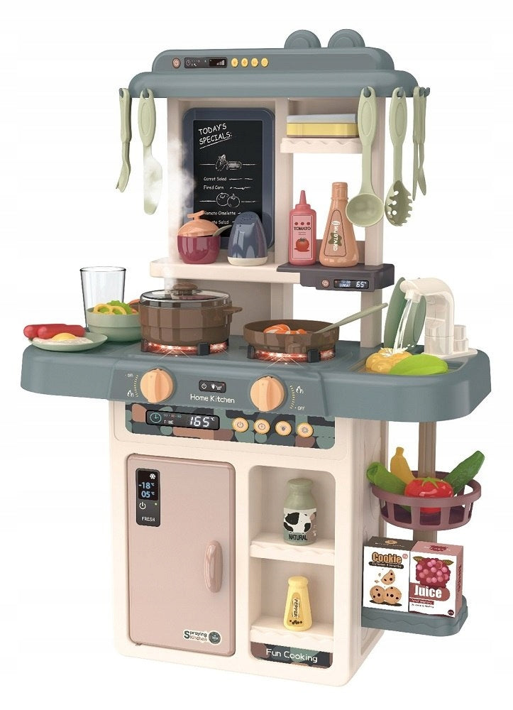 Children's kitchen sounds led water steam generator
