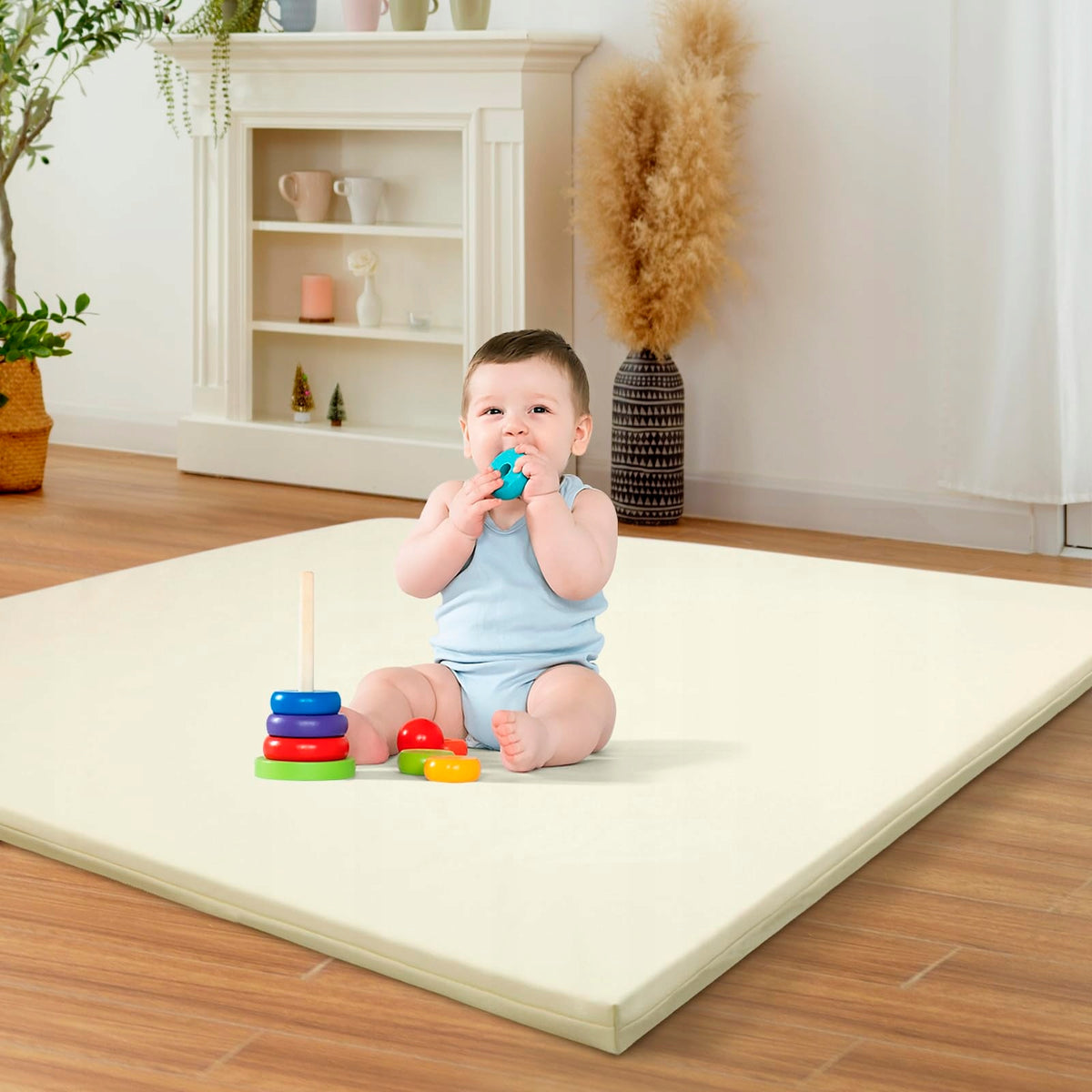 Children's mat educational foam 122x122cm 3,6cm thickness for play Packaging status original