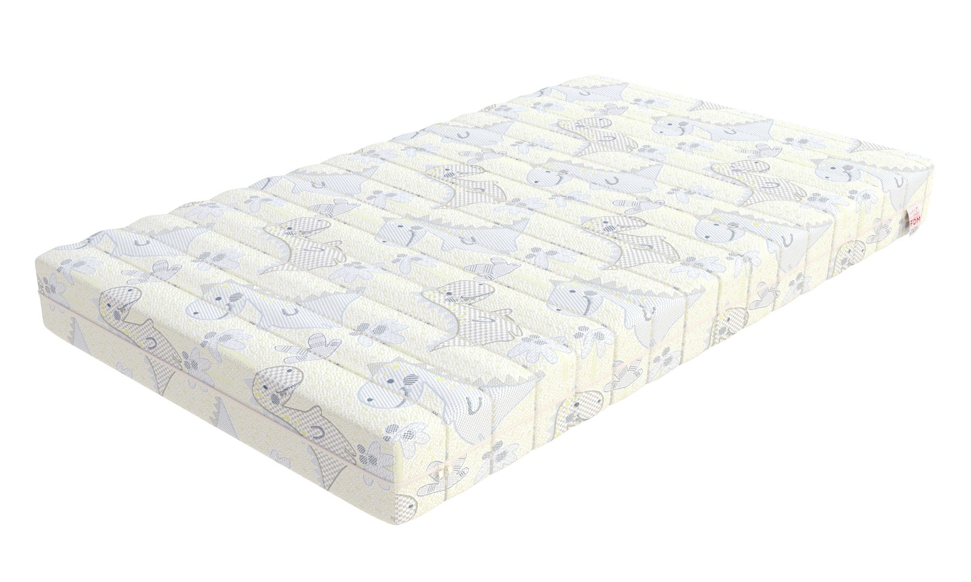 Children's mattress 80x160 latex foam SMILE waterproof dino cover Manufacturer code MATERAC SMILE 080x160 DINOZAURY