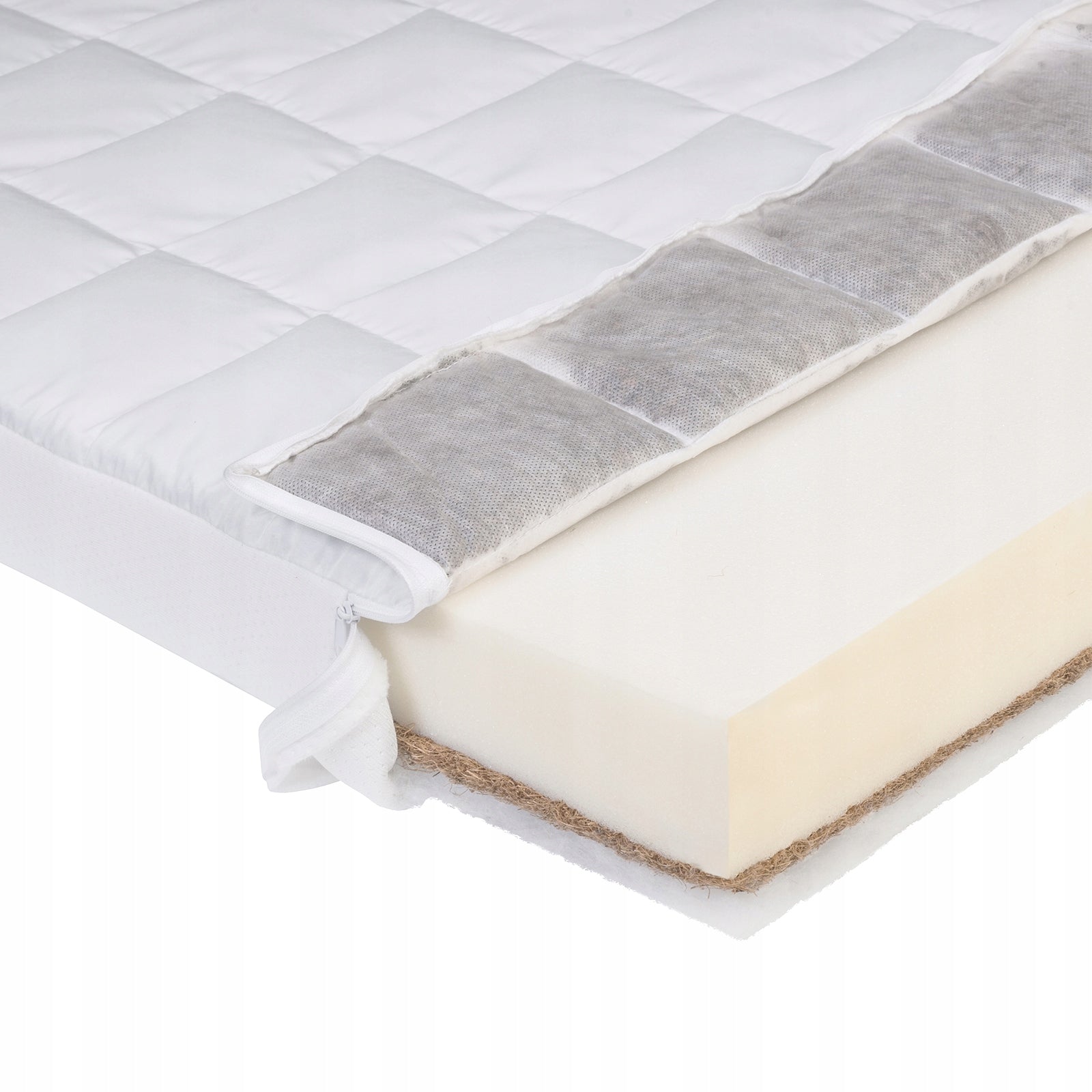 Children's mattress for Buckwheat + Foam + Coconut Double-sided 120x60 cm