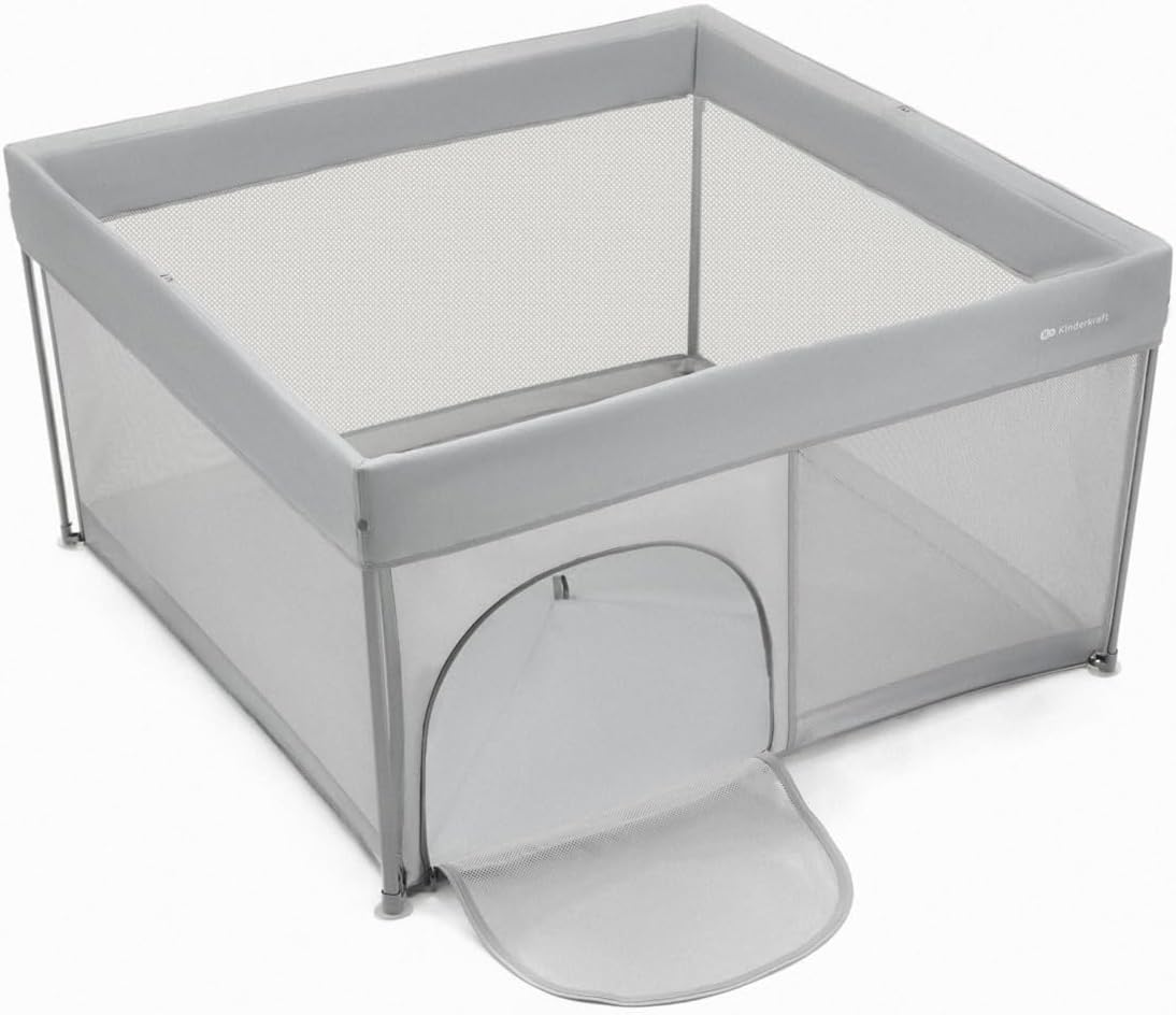 Children's playpen 126,5x126,5 cm foldable portable with bag
