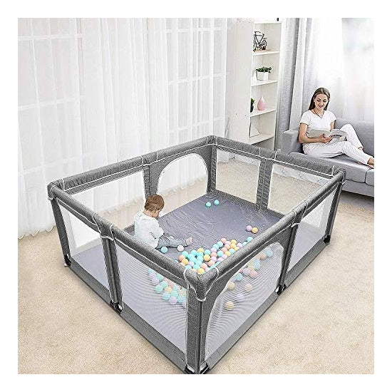 Children's playpen Dry pool Square toys 160x200 cm Manufacturer code grey baby playpen