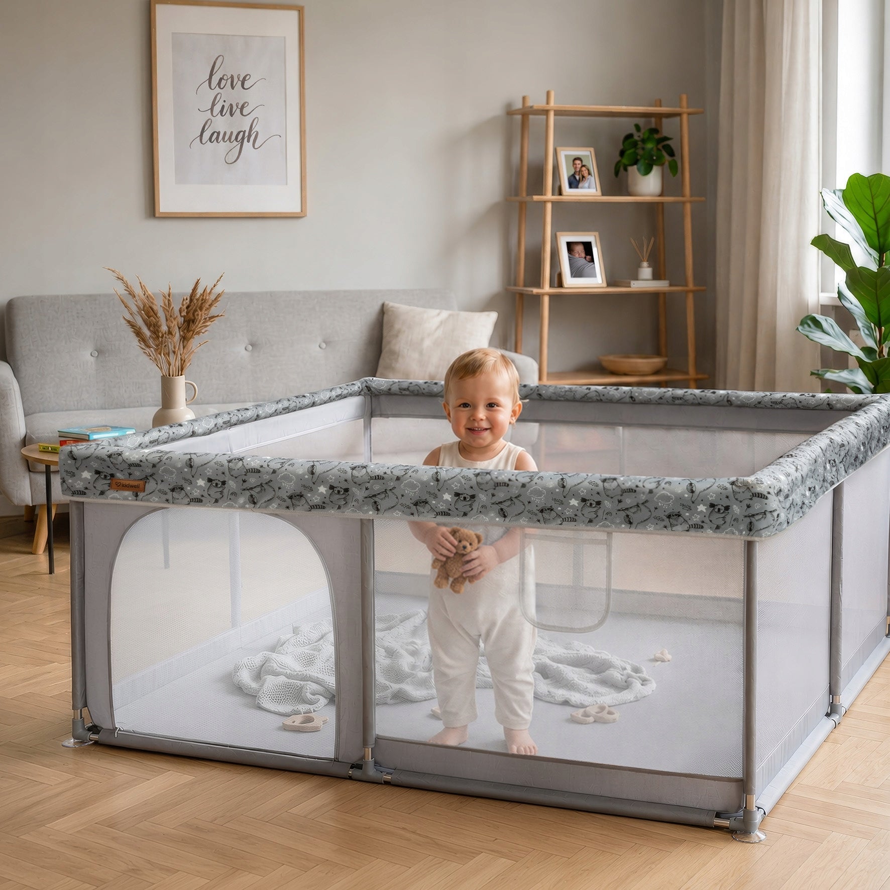 Children's playpen Kidwell FANKO Art 120x180cm dry pool large square toys XL Packaging status original