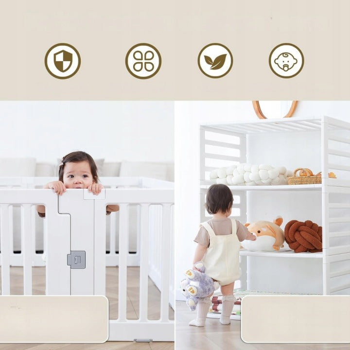 Children's playpen bookcase Gupamiga plastic 10 panels 110 X 150 CM Brand no brand
