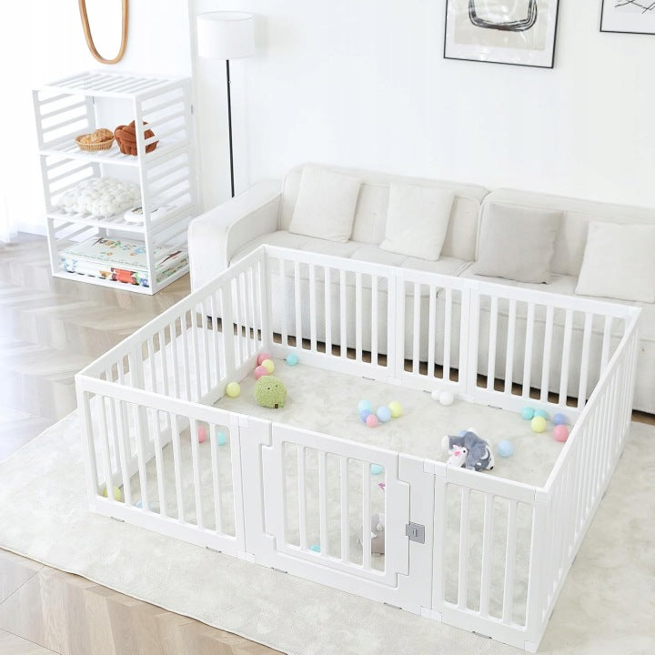 Children's playpen bookcase Gupamiga plastic 10 panels 110 X 150 CM