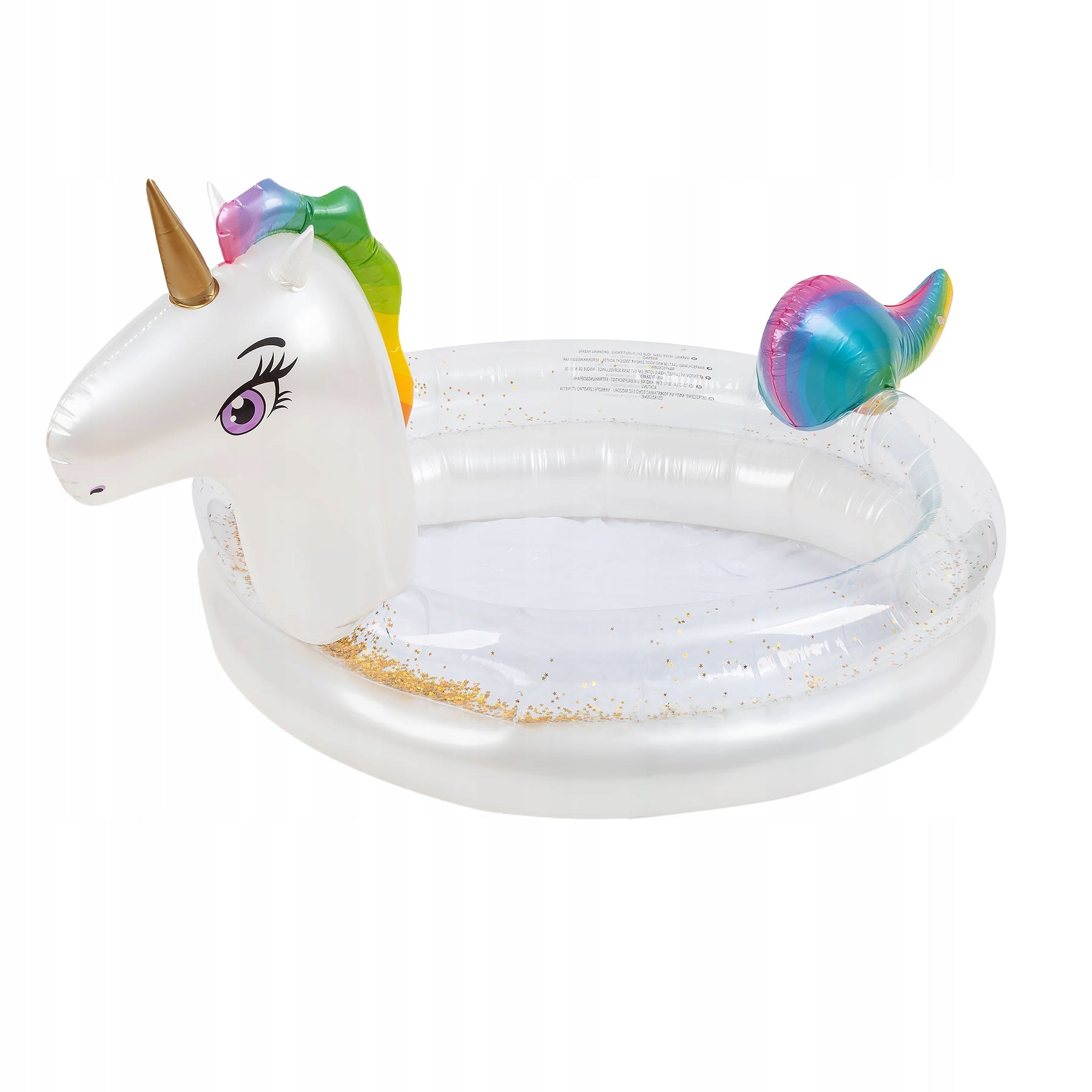Children's pool 3person XXL swimming pool inflatable large garden unicorn 175 cm Diameter 113 cm