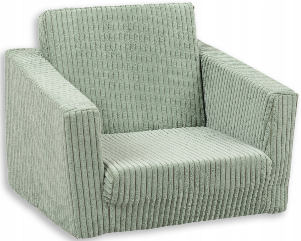 Children's recliner chair, premium corduroy seat for children's room