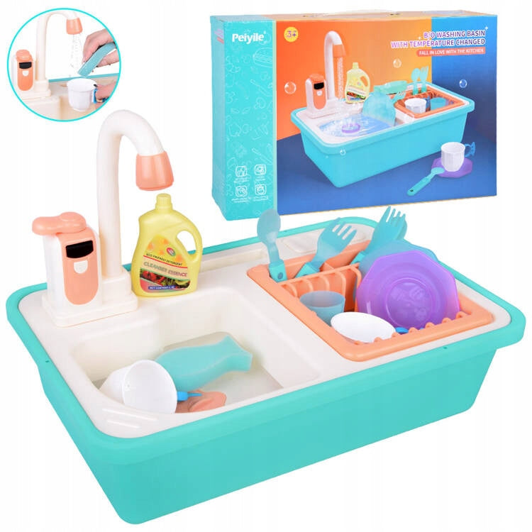Children's sink Kitchen sink with circulation + dishes ZA5247